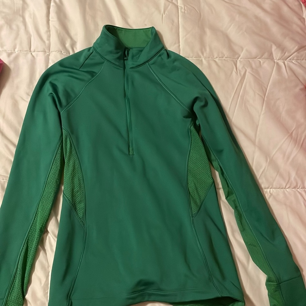 Green Fitted Under Armour Jacket